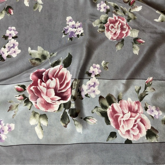 Vintage Silk Floral Scarf - Picture 5 of 5
